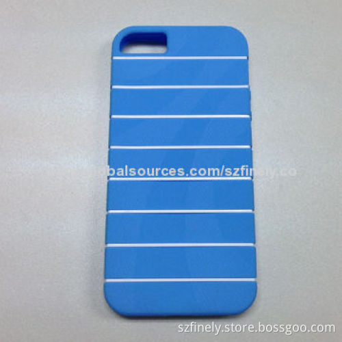 PC + TPU case for iPhone 5C, 2-in-1 design, hit color design, elegant and fashion